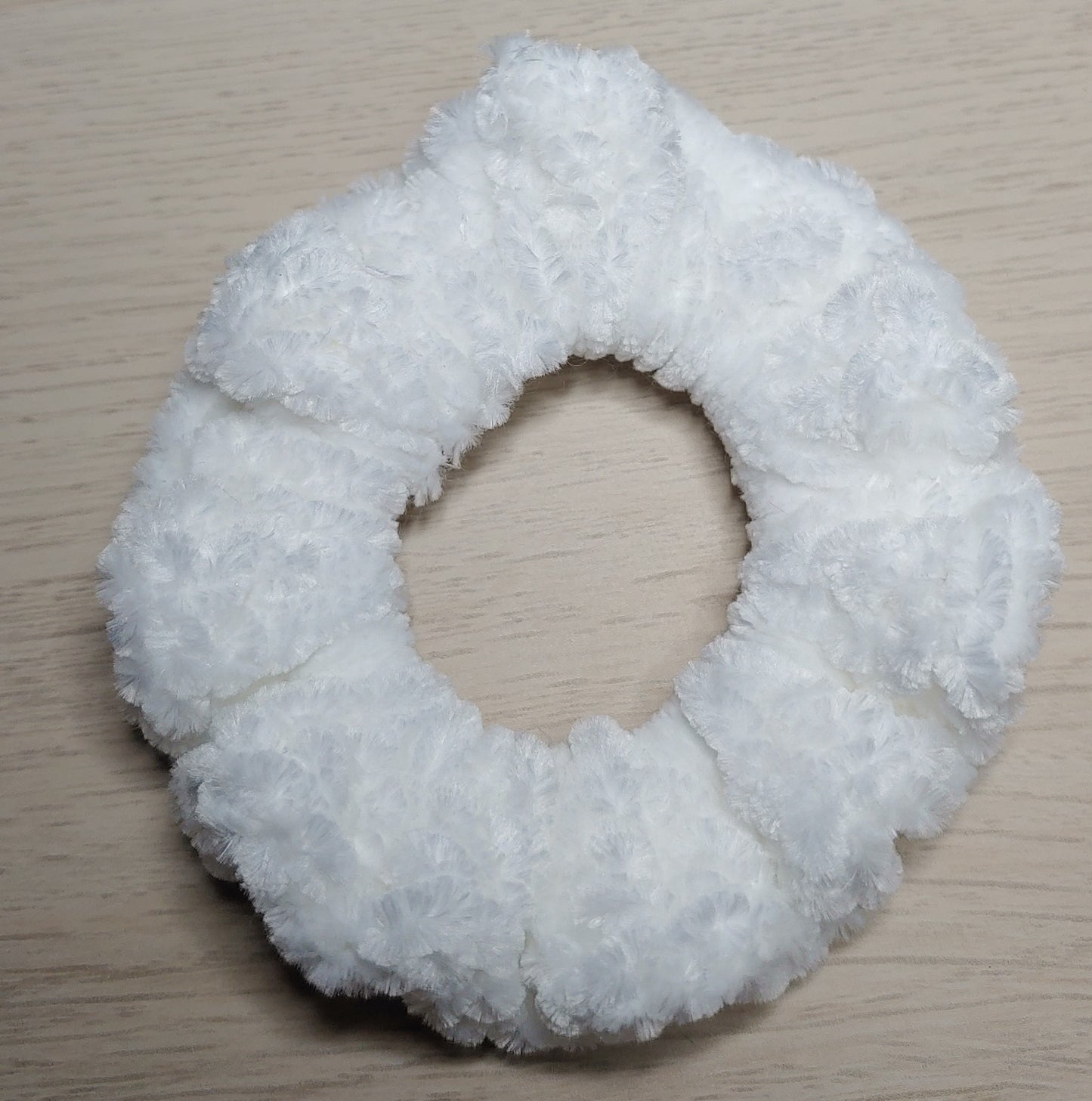 Crocheted Chenille Scrunchies