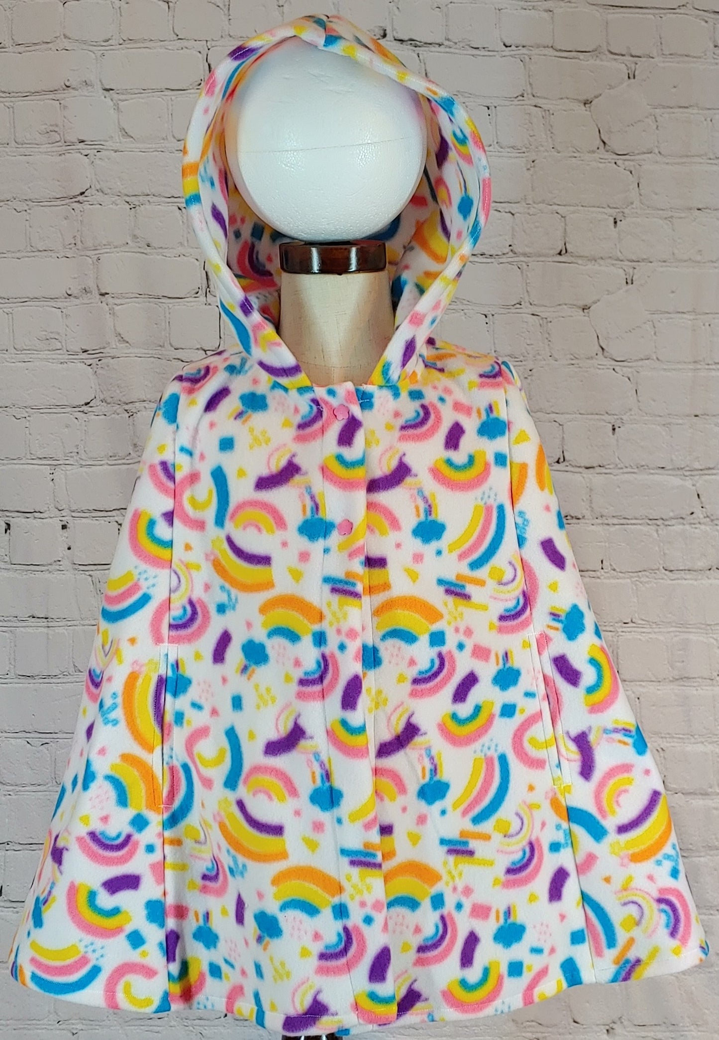 Poncho - Fleece - with Hood