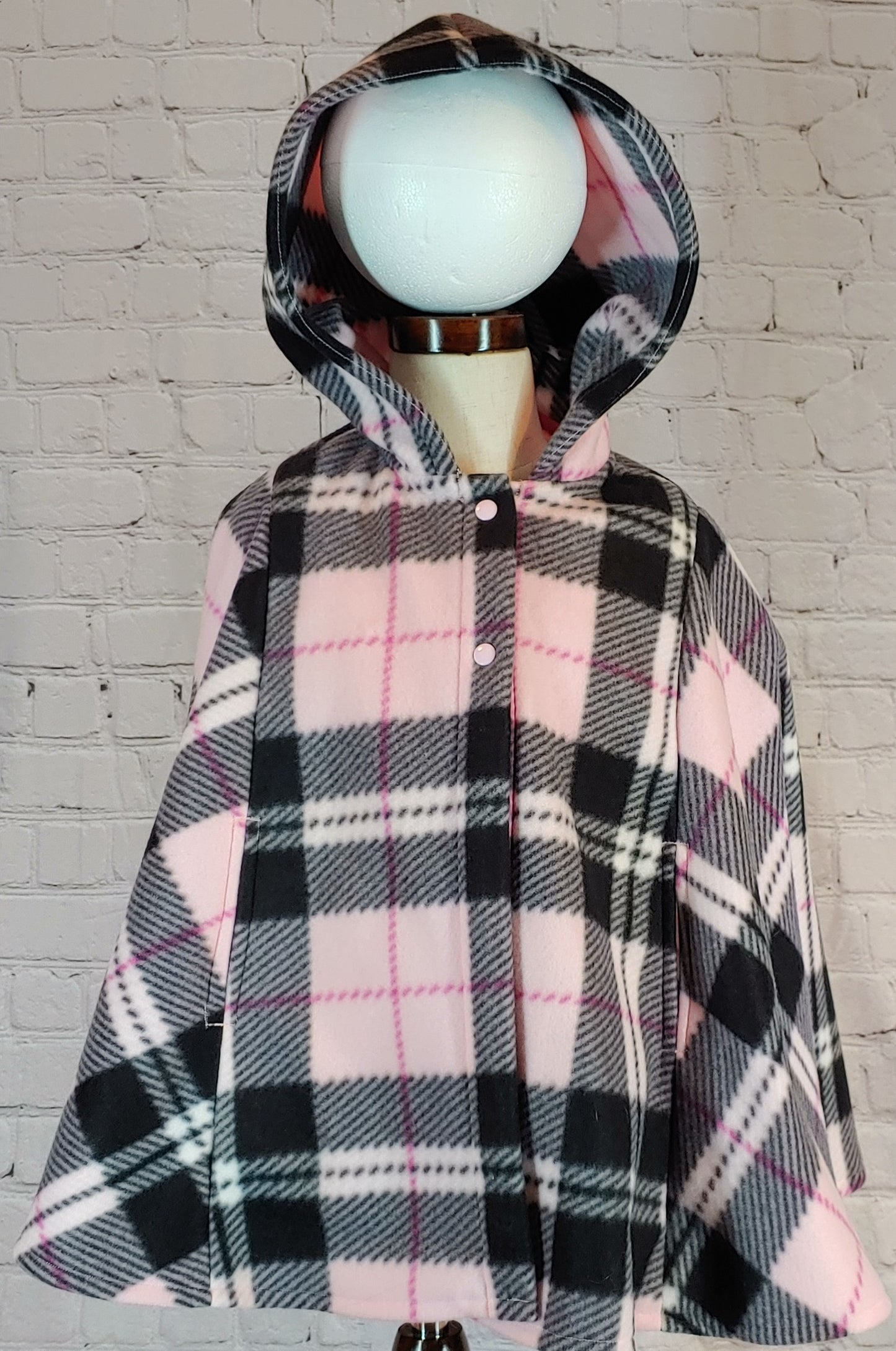 Poncho - Fleece - with Hood