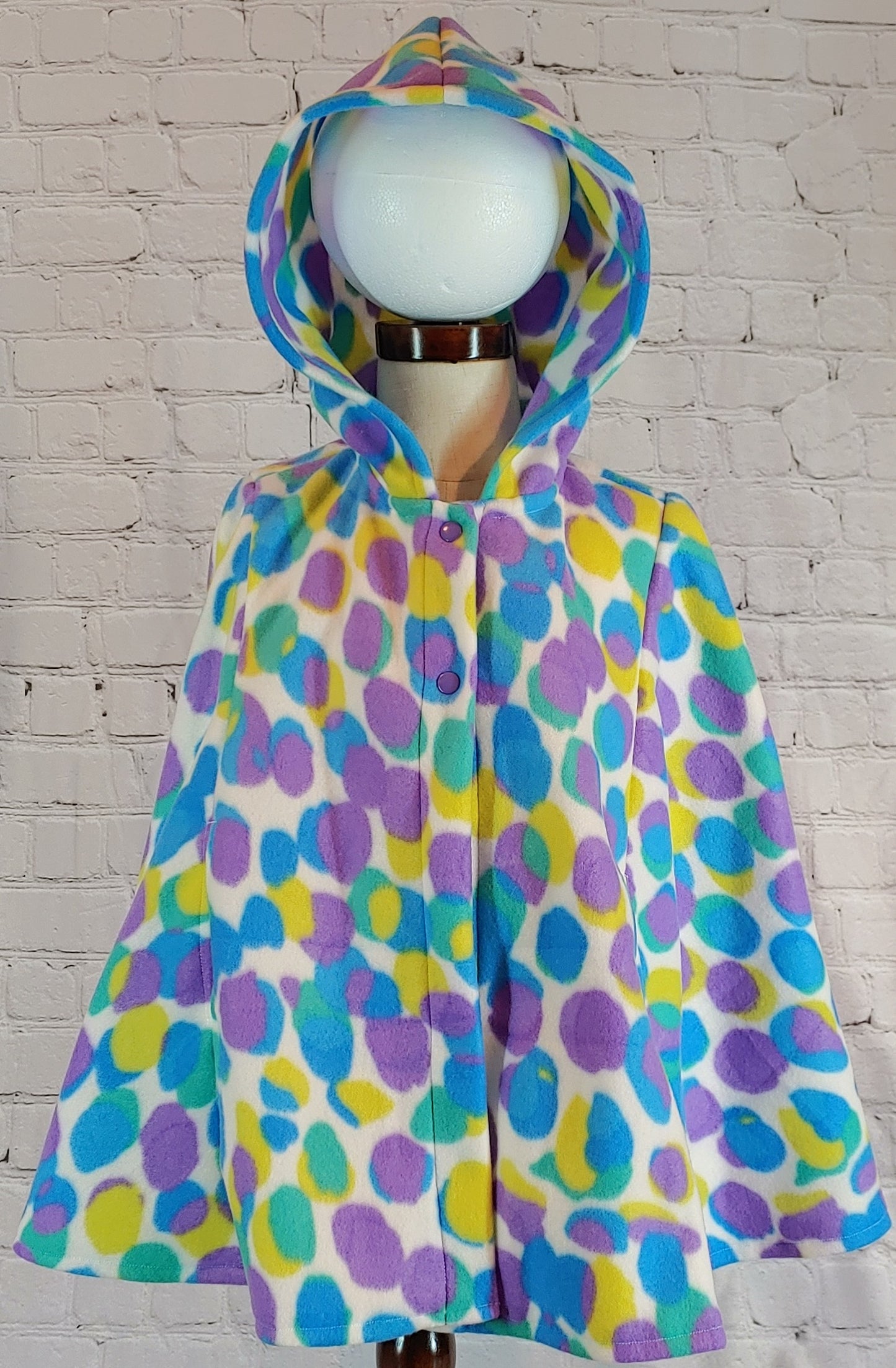 Poncho - Fleece - with Hood