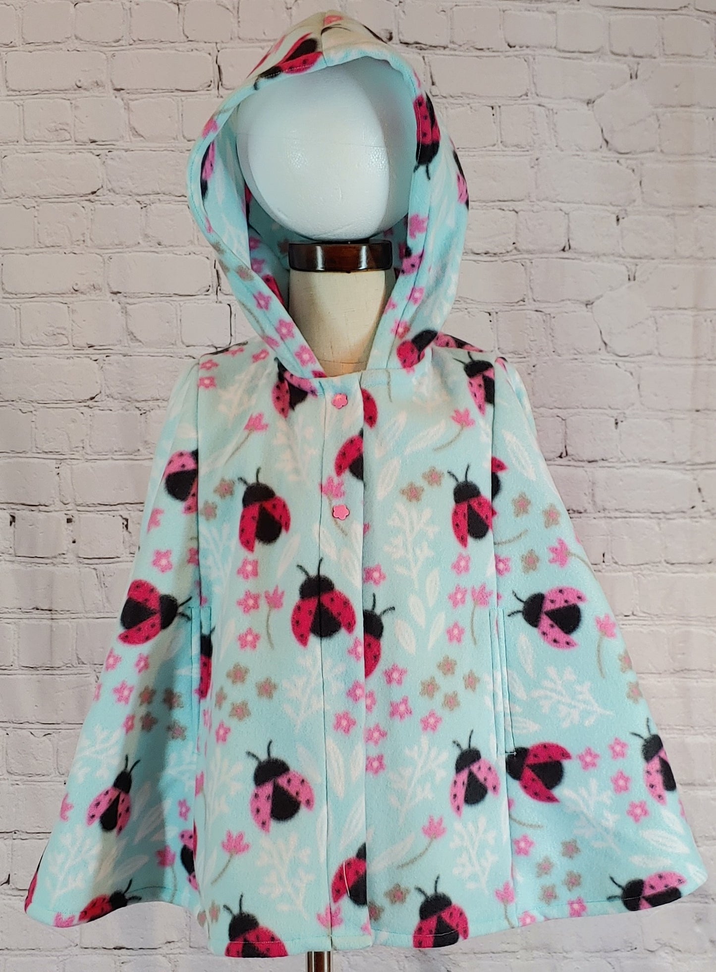 Poncho - Fleece - with Hood