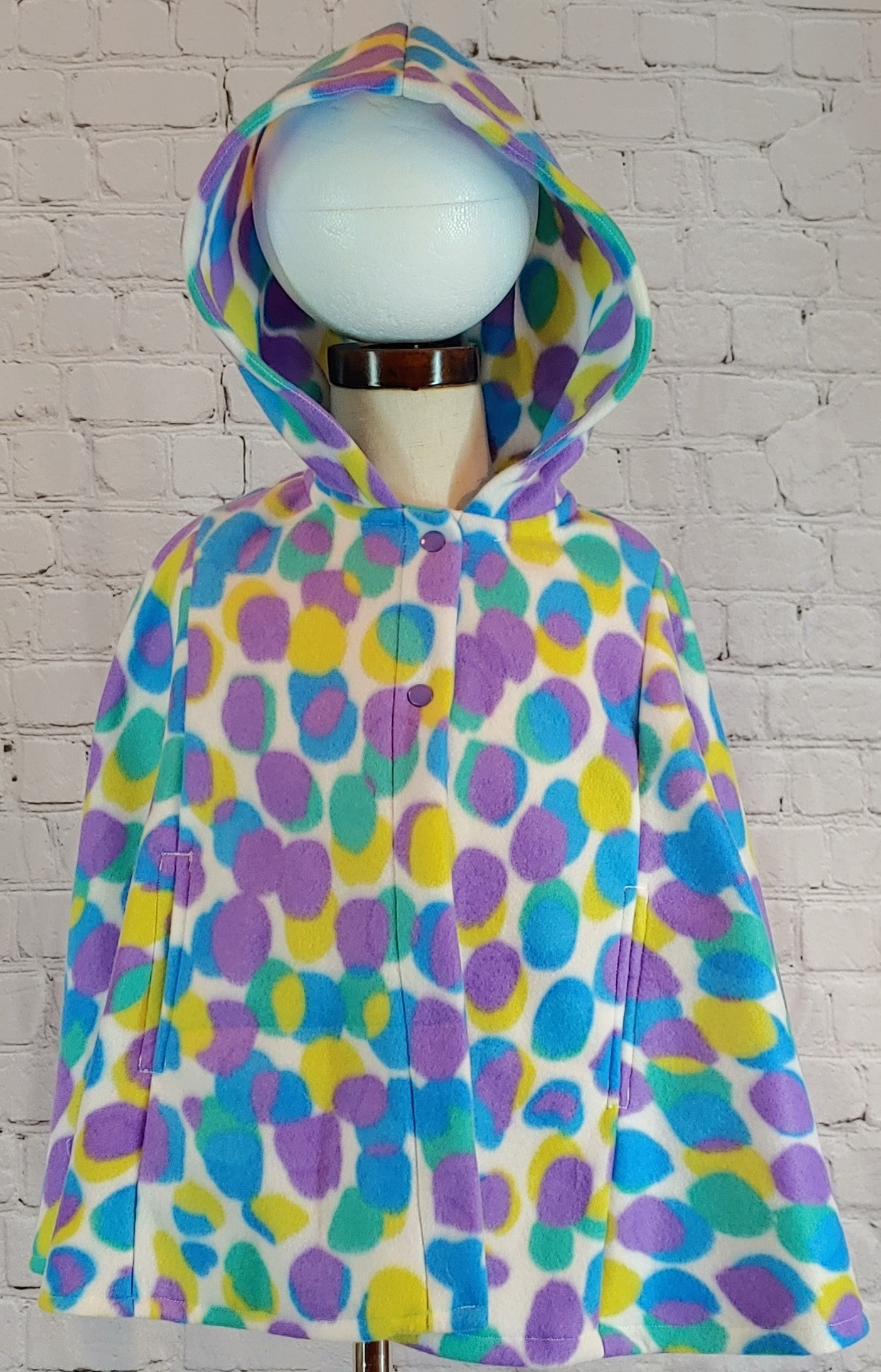 Poncho - Fleece - with Hood