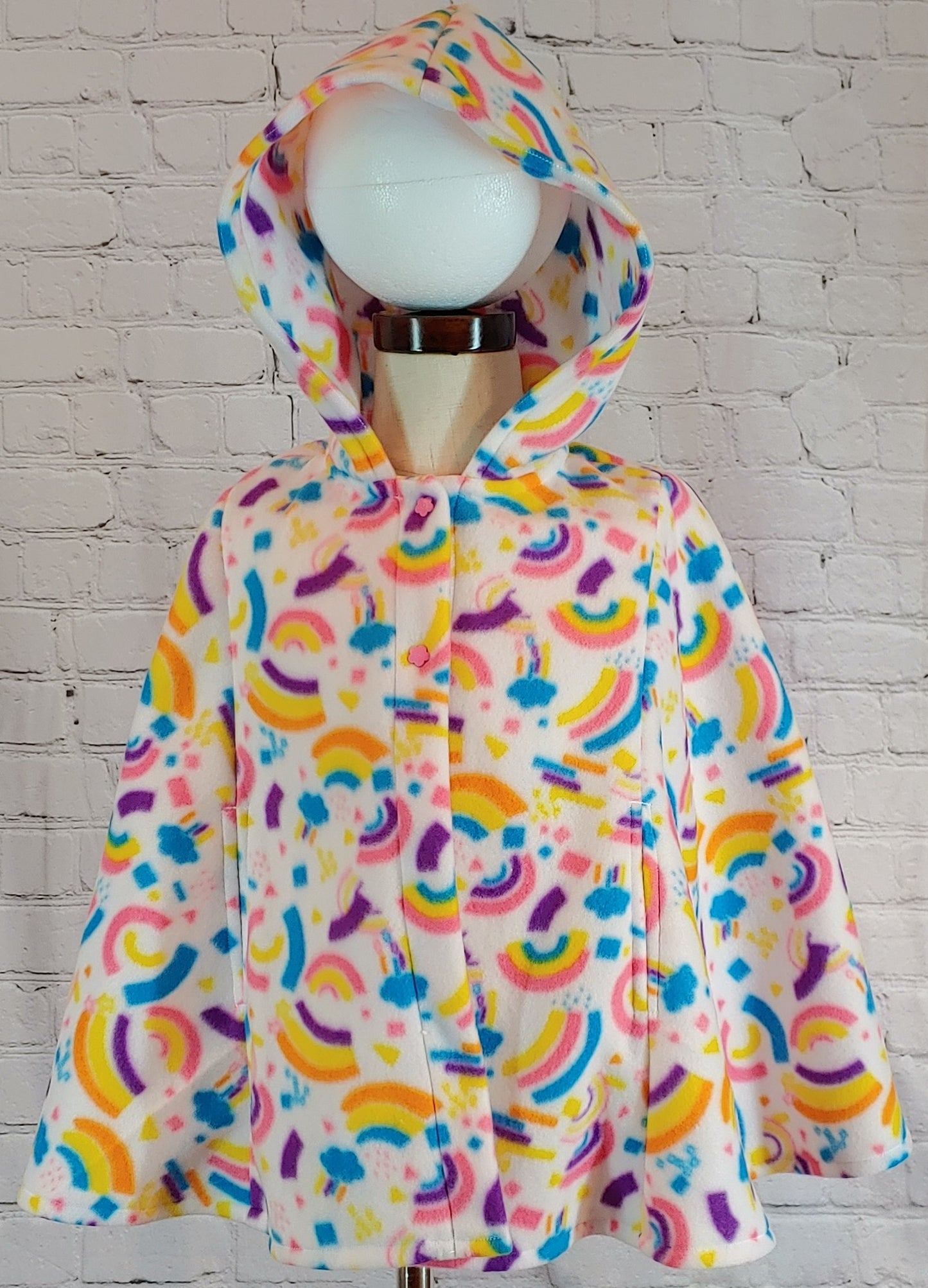 Poncho - Fleece - with Hood