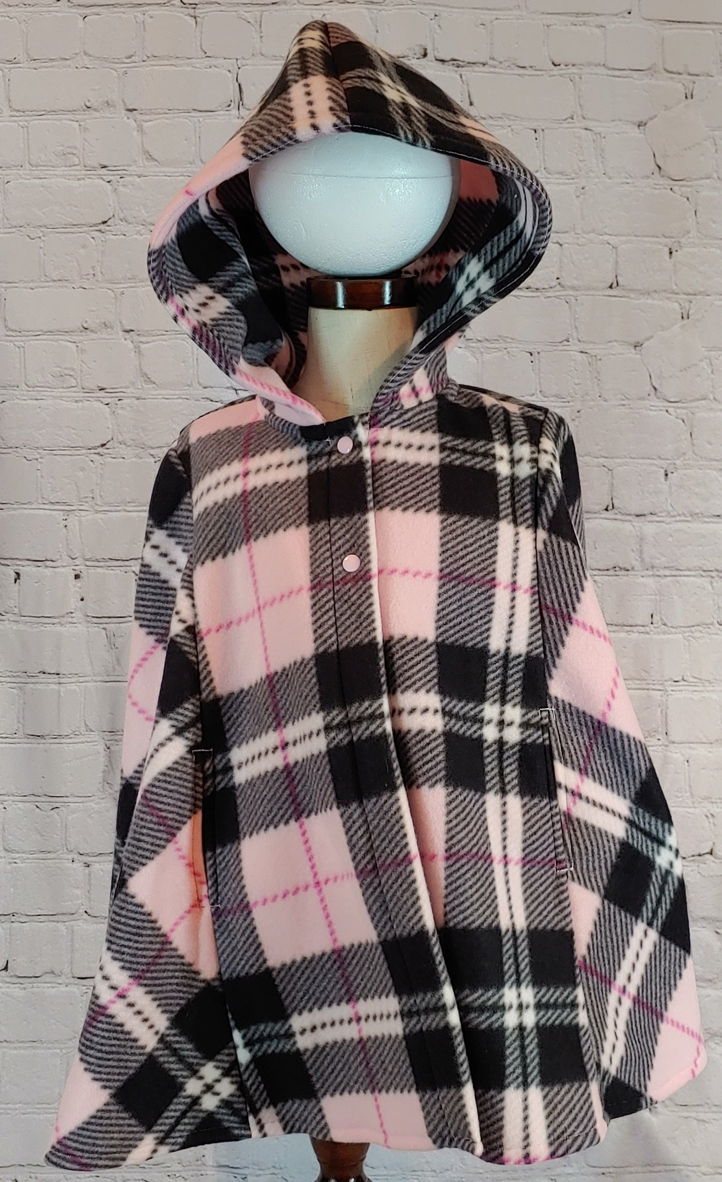 Poncho - Fleece - with Hood