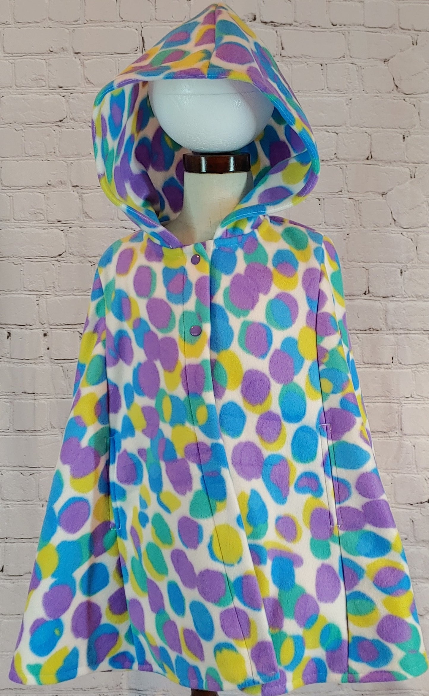 Poncho - Fleece - with Hood