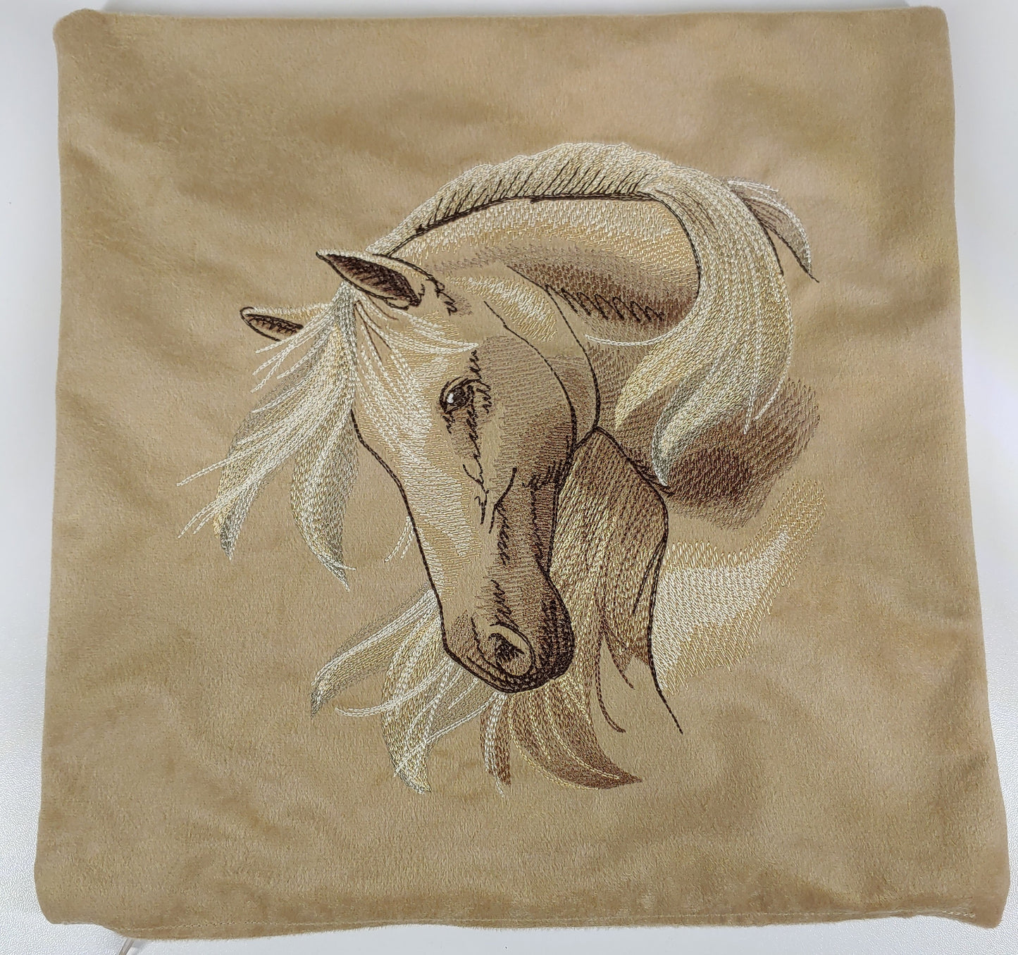 Embroidered Pillow Cover - Wild at Heart Stallion